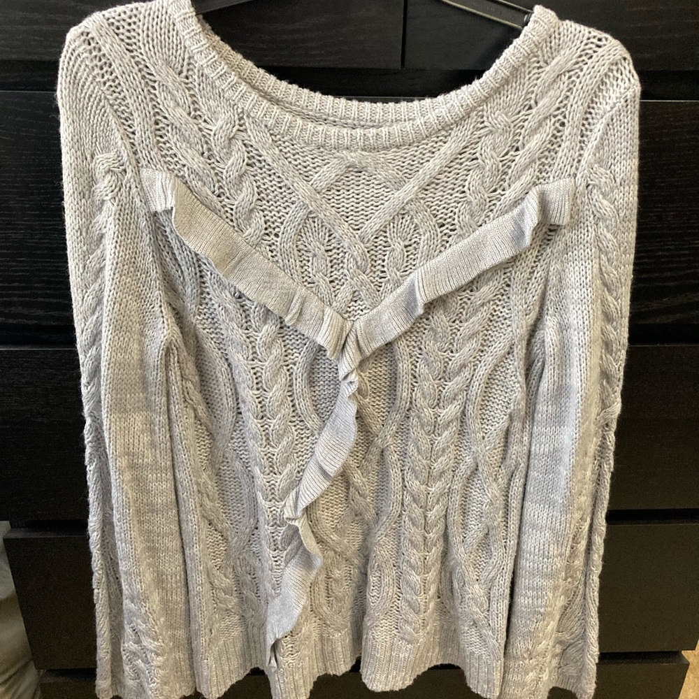 Gray sweater